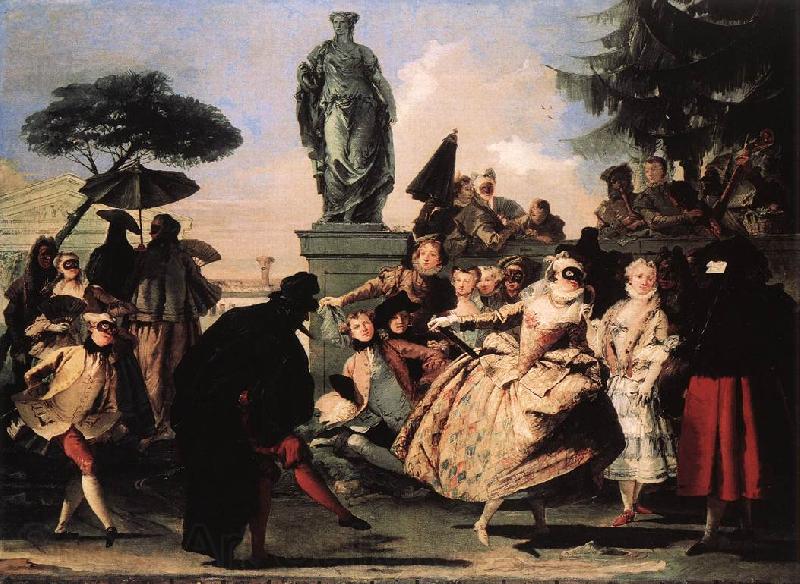 TIEPOLO, Giovanni Domenico Minuet t Spain oil painting art